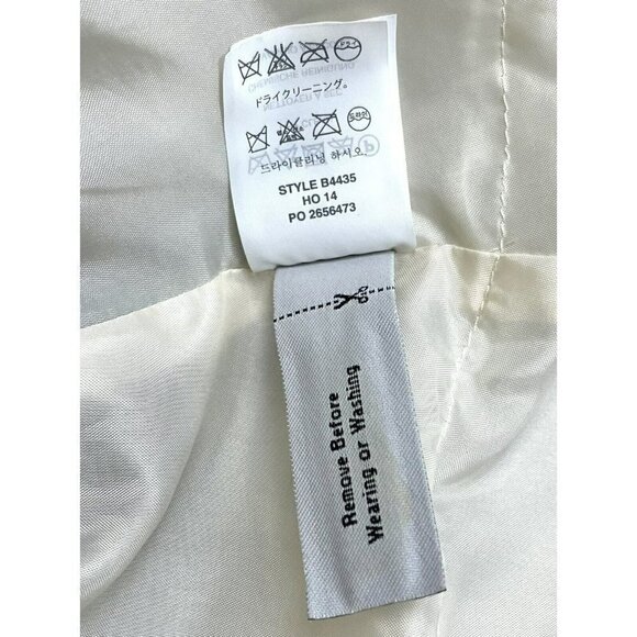 J. CREW Womens SIZE 4 Blurred Ikat Pleated Black/White Printed SKIRT B4435 EUC - Picture 9 of 9